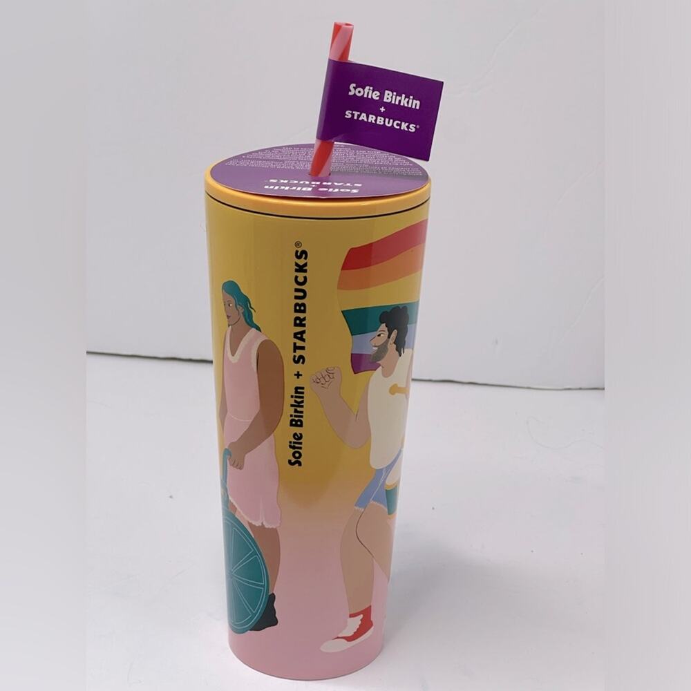 STARBUCKS NEW NWT SOFIE BIRKIN CREATION VENTI NARRATIVE “QUEER”CUP” EMPOWERMENT